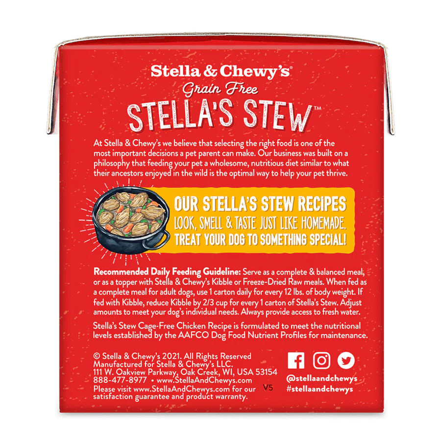 Stella & Chewy's Stew - Cage-Free Chicken Recipe