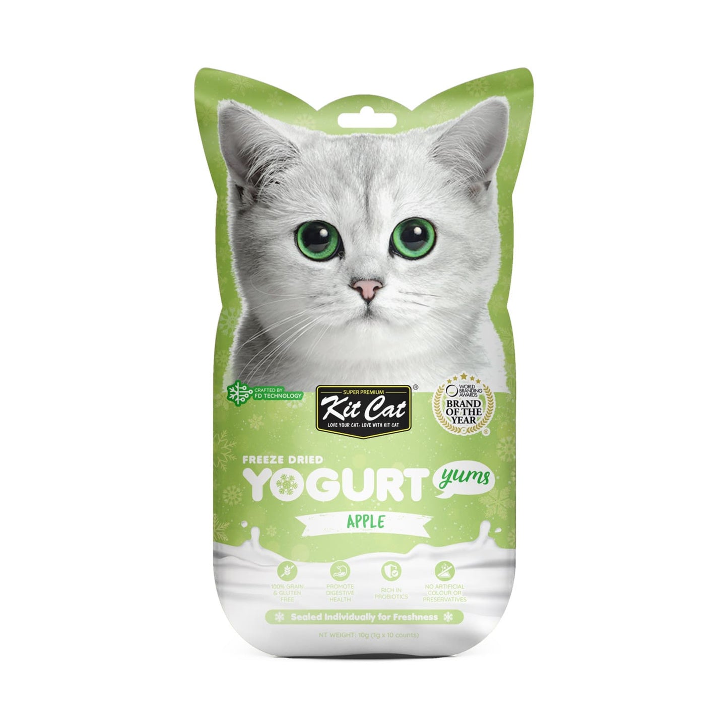 Kit Cat Freeze Dried Yogurt Yums – Apple