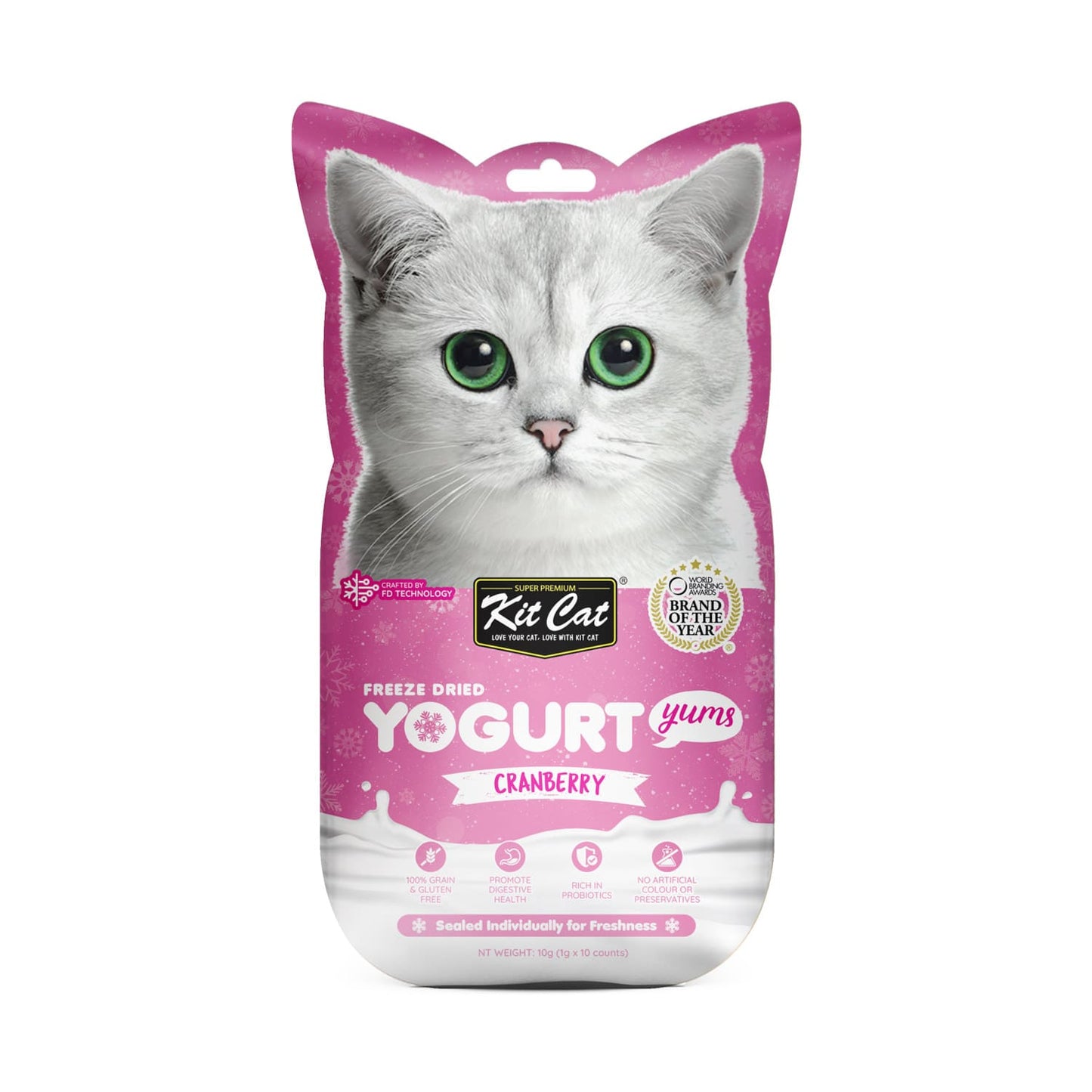 Kit Cat Freeze Dried Yogurt Yums – Cranberry