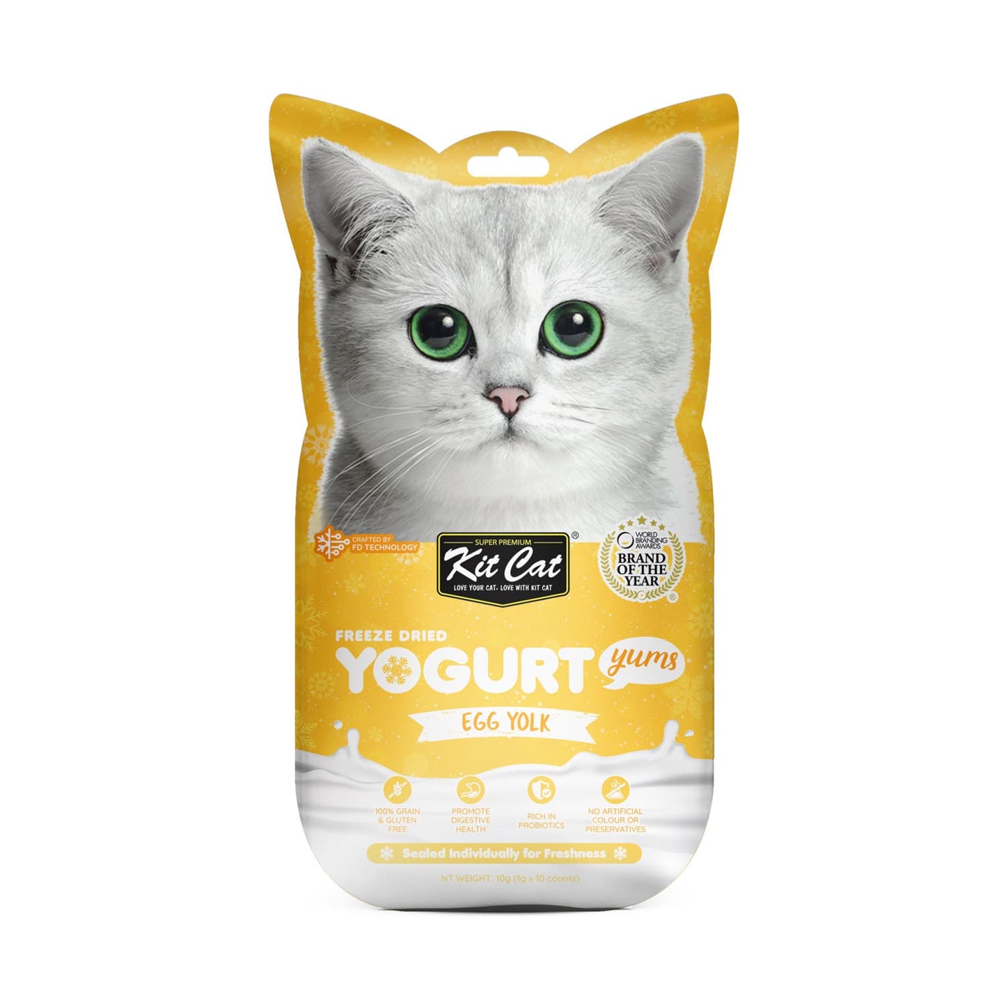 Kit Cat Freeze Dried Yogurt Yums – Egg Yolk