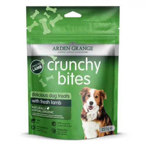 Arden Grange Crunchy Bites with Fresh Lamb Dog Treats 225g