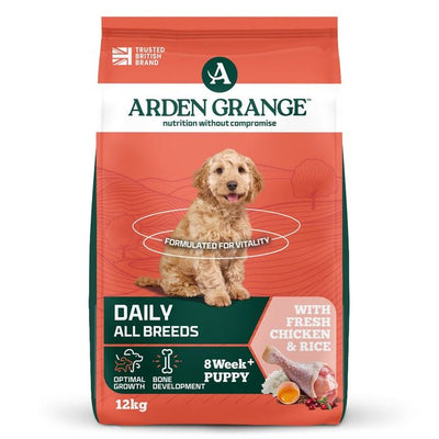 Arden Grange Daily All Breeds Puppy with Fresh Chicken & Rice Dry Dog Food