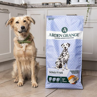 Arden Grange Advanced Sensitive All Breeds Adult Ocean White Fish & Potato Dry Dog Food