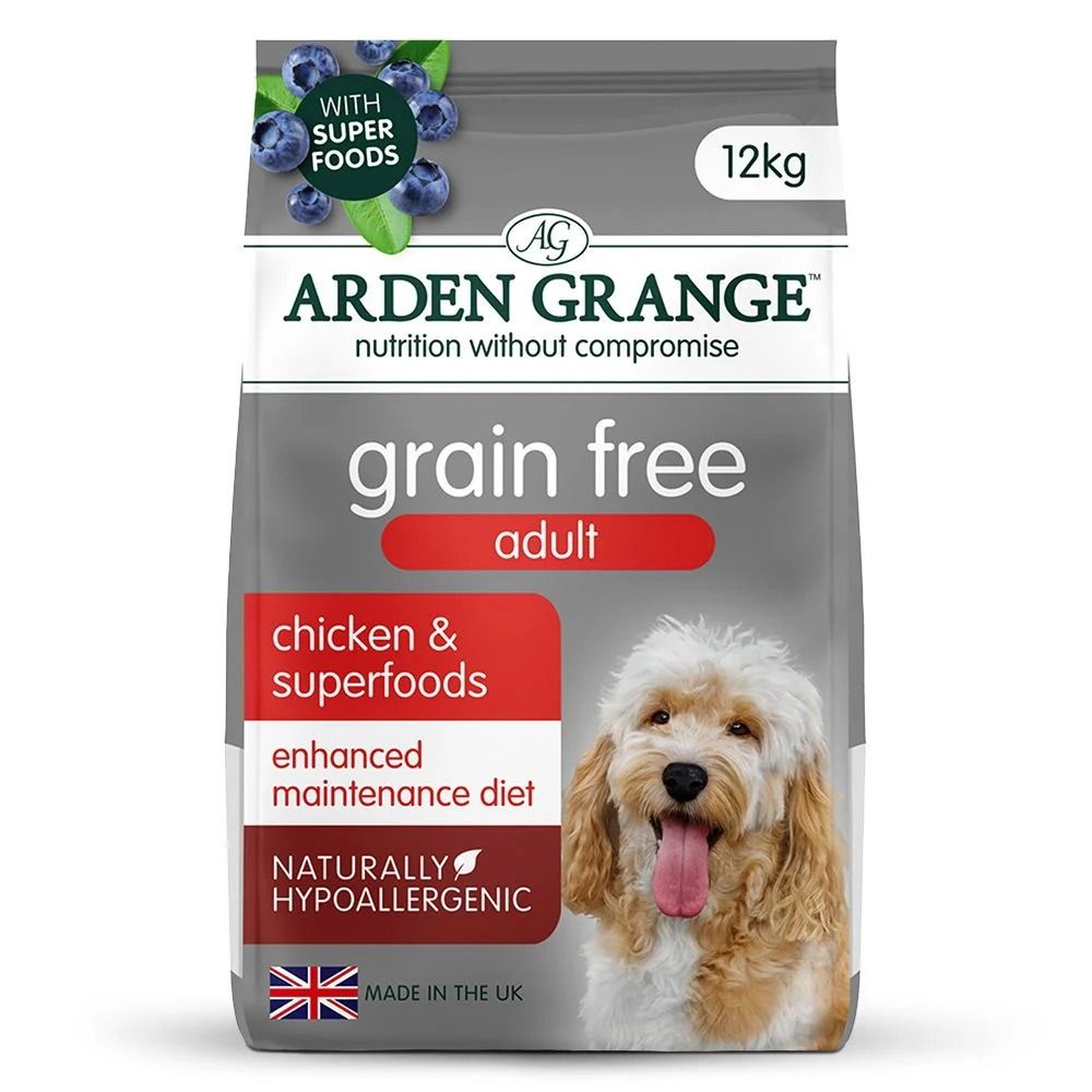 Arden Grange Grain Free Adult Chicken & Superfoods Dog Dry Food 2KG