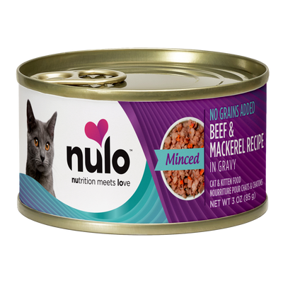 Nulo Cat Minced Beef & Mackerel 85g Can