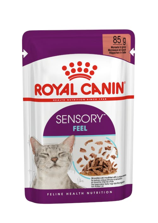 Royal Canin Feline Health Nutrition Sensory Feel Gravy (Cat Wet Food - Pouches)