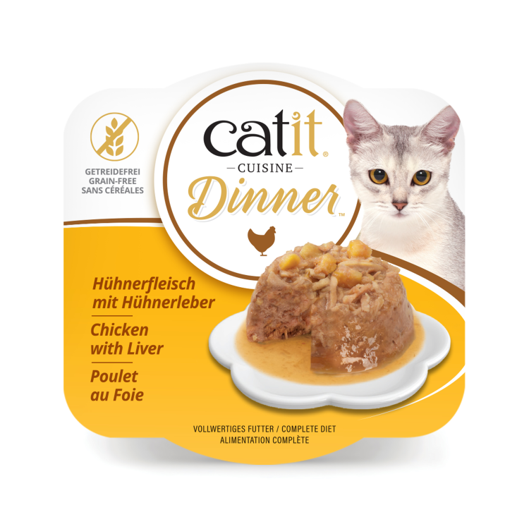 Catit Chicken Dinner Liver & Sweet Potato 75 g 6 pcs/box Cat Treats