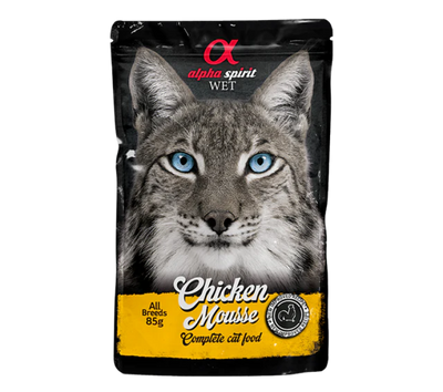 Alpha Spirit Chicken Mousse for Cats, Pouches