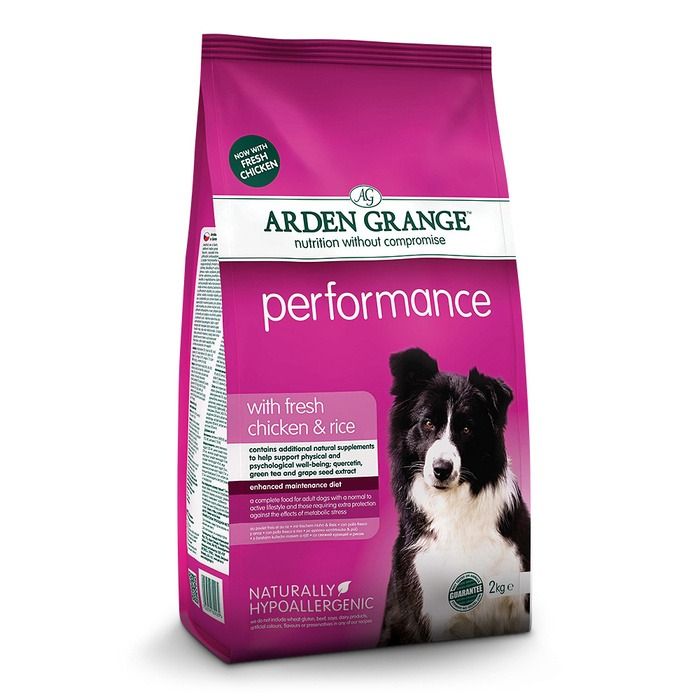 Arden Grange Performance with Fresh Chicken & Rice Dry Dog Food 12KG