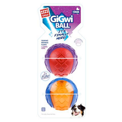 GiGwi Ball Squeaker (Large) - 2pk