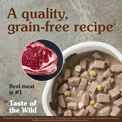 Taste Of Wild High Prairie Canine Recipe with Bison in Gravy 374g