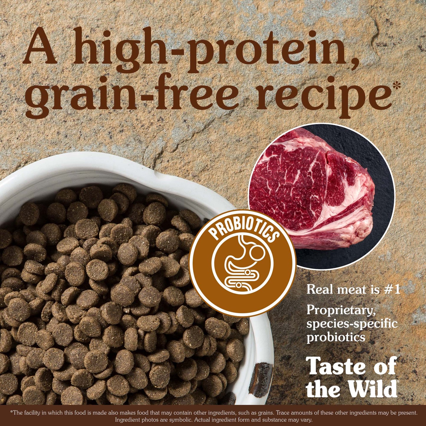 Taste Of Wild High prairie Canine Recipe with Roasted Bison & Roasted Venison