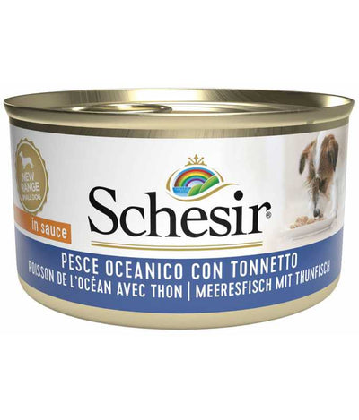 Schesir Dog Wet Food Can-Ocean Fish with Tuna[Weight - 85g]