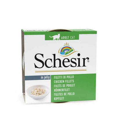 Schesir Cat Wet Food-Chicken Fillets 