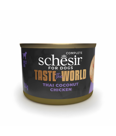 Schesir Taste The World Dog Wholefood - Thai Coconut Chicken 150g 