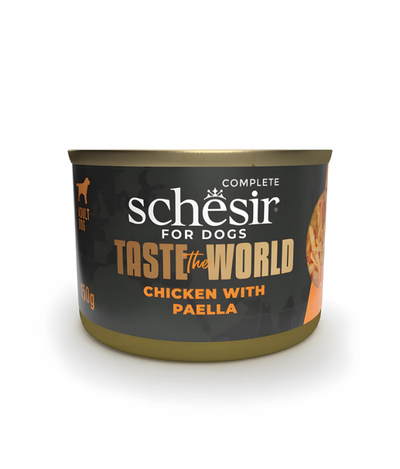Schesir Taste The World Dog Wholefood - Chicken With Paella150g 