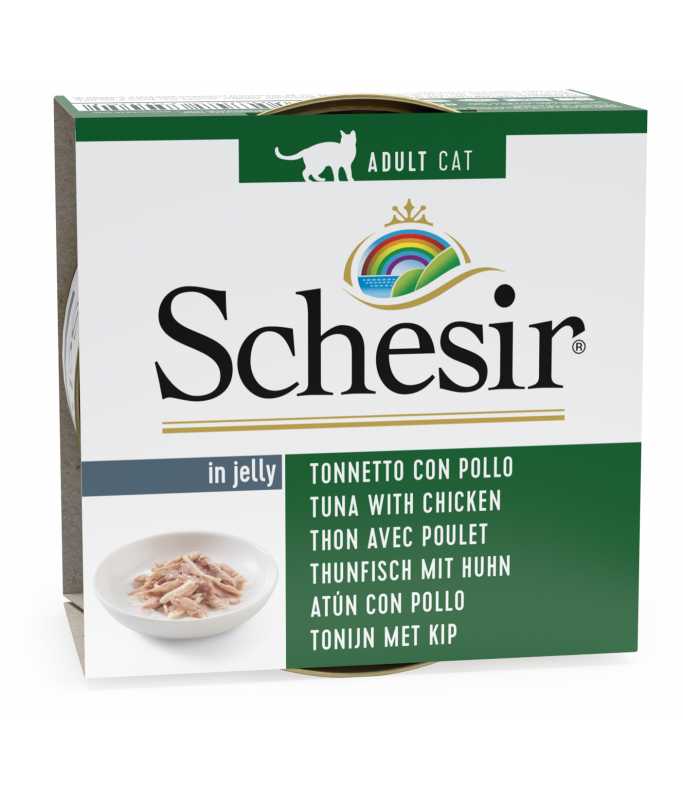 Schesir Cat Wet Food-Tuna With Chicken Fillets 
