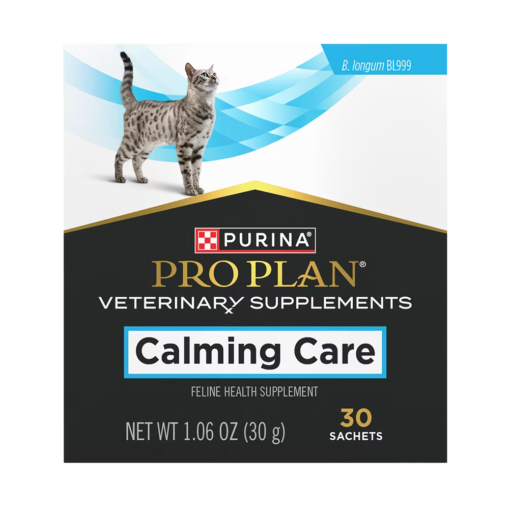 Purina Pro Plan Veterinary Supplements Calming Care Cat Probiotic Anxiety Supplement 30 SACHETS X 1 G