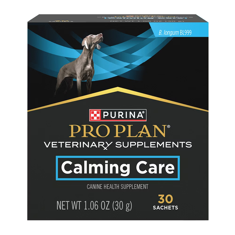 Purina Pro Plan Veterinary Supplements Calming Care Dog Probiotic Anxiety Supplement 30 SACHETS X 1 G