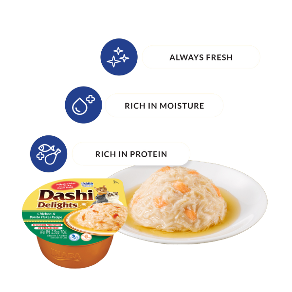 Inaba Dashi Delight Chicken & Bonito Flakes Recipe 70G