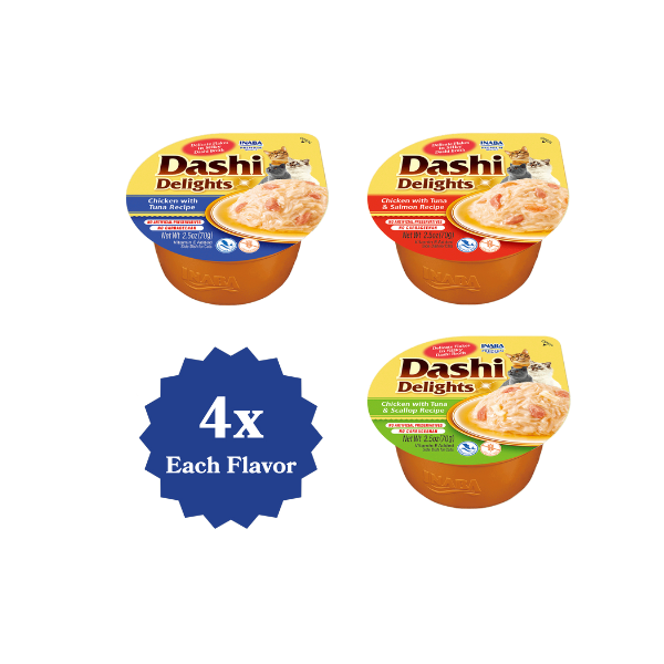 Inaba Dashi Delight Tuna Variety 12PCS/PK