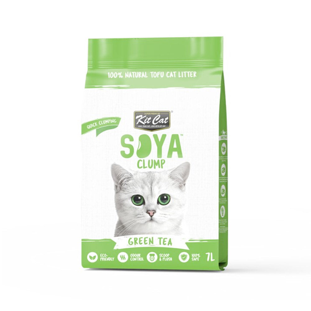 KitCat SoyaClump Soybean Litter G Tea 7L – PetCentral UAE