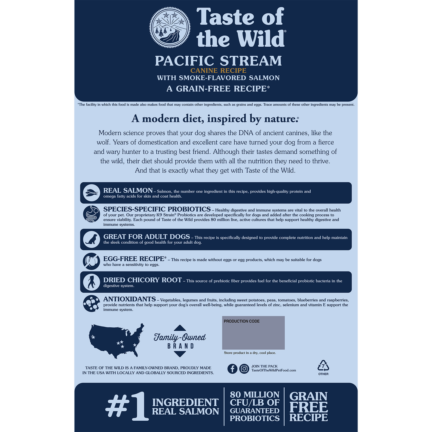 Taste Of Wild Pacific Stream Canine Recipe with Smoked Salmon