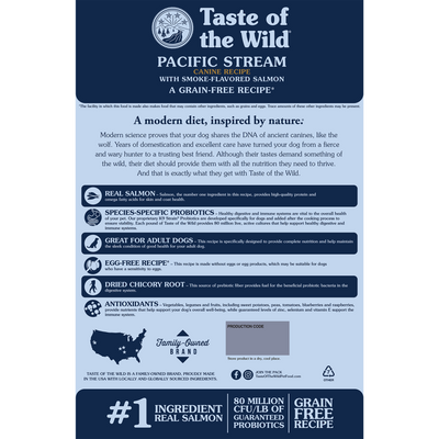 Taste Of Wild Pacific Stream Canine Recipe with Smoked Salmon