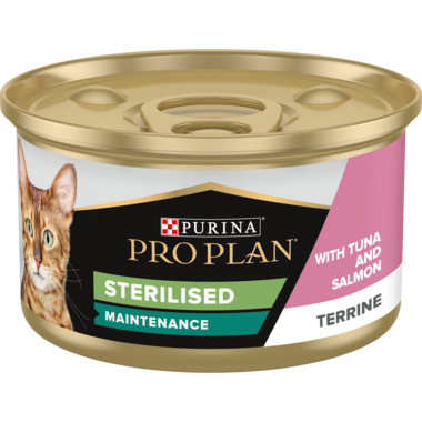 Purina Pro Plan Adult Maintenance, Wet Cat Food, Terrine with Salmon and Tuna