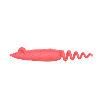 GiGwi Roll Tailed Mouse - Red