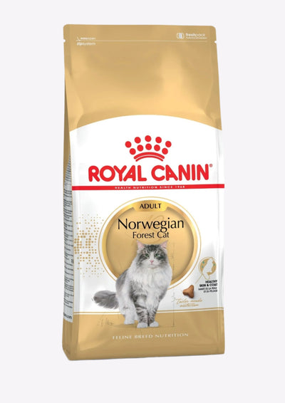 Royal Canin  Feline Breed Nutrition Norwegian Forest Cat Adult Dry Food 2 KG