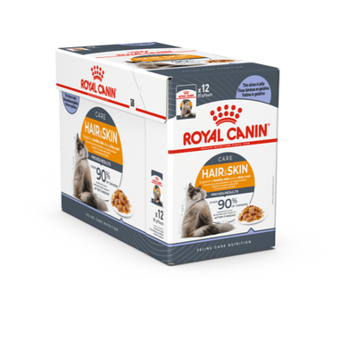 Royal Canin Feline Care Nutrition Hair & Skin Jelly (INTENSE BEAUTY) (Cat Wet Food - Pouches)