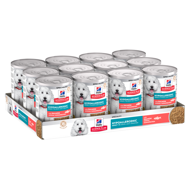 Hill’s Science Plan Hypoallergenic Adult Dog Dry wet Food with Salmon