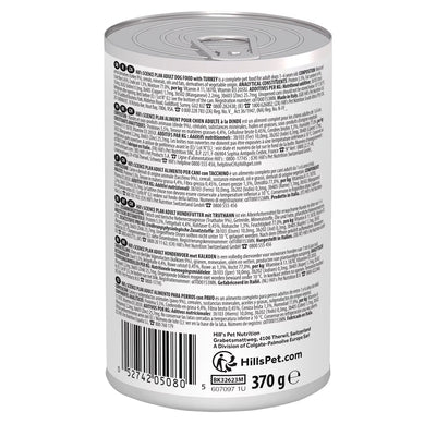 Hill's Science Plan Adult Dog Food with Turkey - 12x370g