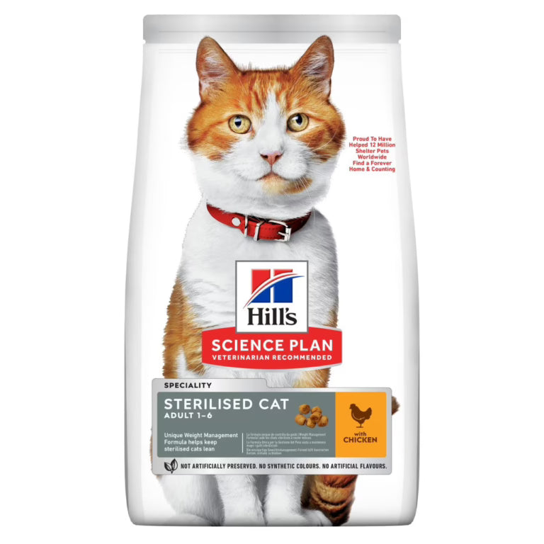 Hill's Science Plan Sterilised  Adult Cat Food with Chicken