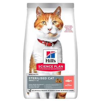 Hill's Science Plan Sterilised  Adult Cat Food with Salmon