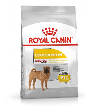 Royal Canin Canine Care Nutrition Medium Dermacomfort Dry Dog Food
