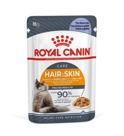 Royal Canin Feline Care Nutrition Hair & Skin Jelly (INTENSE BEAUTY) (Cat Wet Food - Pouches)