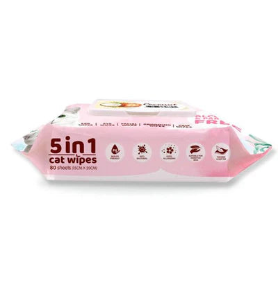 Kitcat 5 in 1 Cat Wipes COCONUT SCENTED