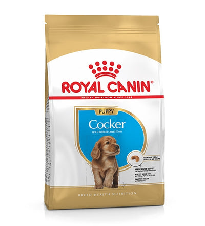 Royal Canin Breed Health Nutrition Cocker Puppy Dry Food 3 KG