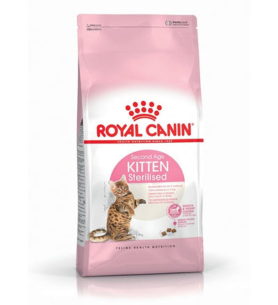 Royal Canin  Feline Health Nutrition Kitten Sterilised Dry Food 2 KG