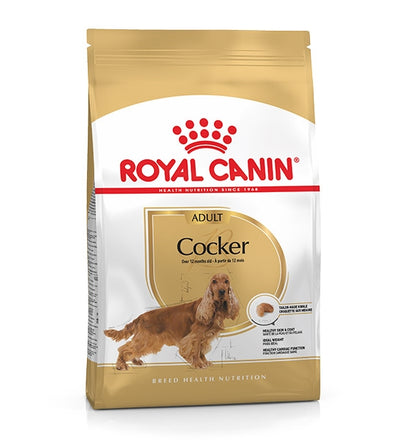 Royal Canin Breed Health Nutrition Cocker Adult Dry Dog Food 3 KG
