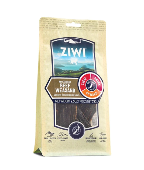 ZIWI Peak Beef Weasand Dog Treats 72g 72G/NA