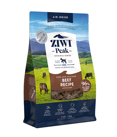 ZIWI Peak Air-Dried Beef Recipe Dry Dog Food 1KG/NA