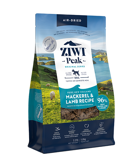 ZIWI Peak Air-Dried Mackerel & Lamb Recipe Dry Dog Food 1KG/NA